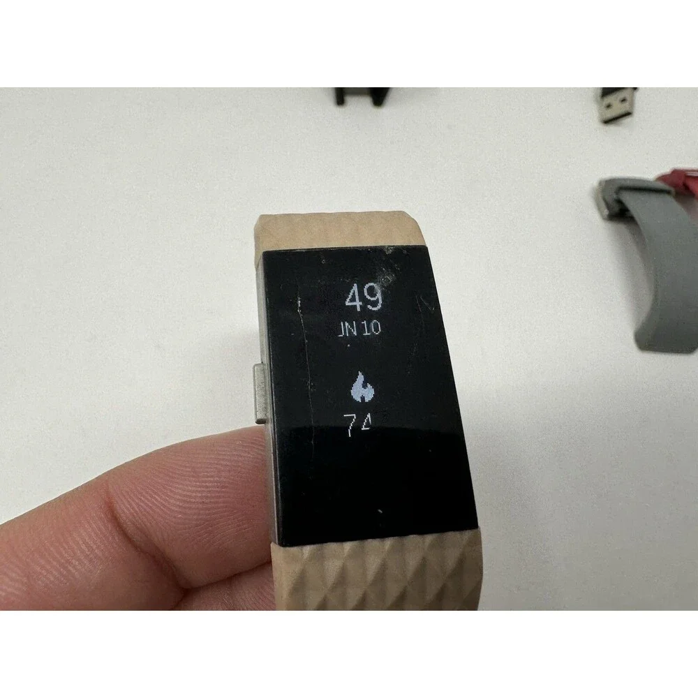 Fitbit Charge 2 Fitness w/ 2 wrist bands & charger (Read)